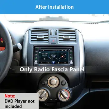 PREDAJ Jednotky 2 DIN Klietky Rádio Vozidla Prípade Montáž Auto DVD Prehrávač Rám Montážnu Dosku, Plastové Panel s Hardvérom Auto Príslušenstvo