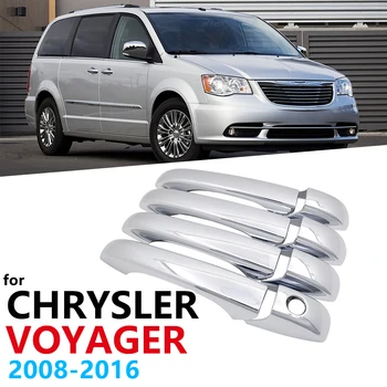 Prehliadač Chrome spracovávať Kryt Výbava pre Chrysler Mesto a krajinu Voyager 2008~2016 Auto Príslušenstvo Nálepky Auto Styling 2009 2010 2011
