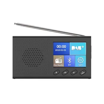 Prenosné DAB Prijímač, FM Rádio, Bluetooth 4.2 Prehrávač Hudby, 3,5 mm Stereo Výstup LX9B
