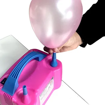 Prenosné Otvor Trysky Elektrické Balón Nafukovacím Čerpadlo Kompresor EÚ a USA, UK, Zapojte Nafukovacie Nástroje Pre Balloon Festival Strany