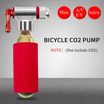 Prenosné Pistolet CO2 Mini Požičovňa Vzduchové Čerpadlo z Hliníkovej Zliatiny Cestnej Bike MTB CO2 Nafukovacím Cyklistické Doplnky