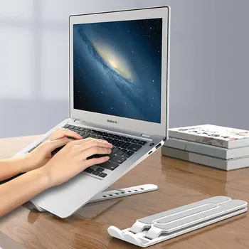 Prenosný Notebook Stojan, Skladací Podporu Základne Notebook Stojan Pre Macbook Pro Lapdesk PC Počítač, Notebook Držiteľ Chladiaca Podložka Stúpacie