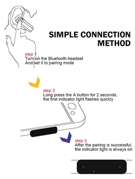Prevodník Pre Prepínanie Draadloze Bluetooth Audio Prijímač Zender Adaptér USB-C Splnené Microfoon Voor Nintendo Prepínač / PS4 Pc