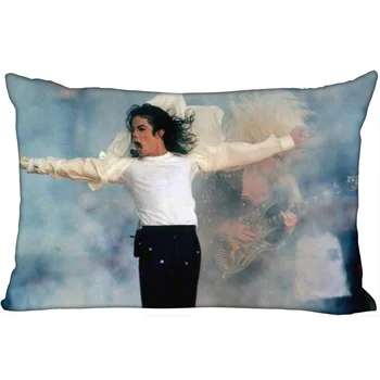 Prispôsobený Michael Jackson Uzdraviť Svet obliečok Zips Vankúš Najlepšie Spálne Home Office Dekoratívne Textílie Satin