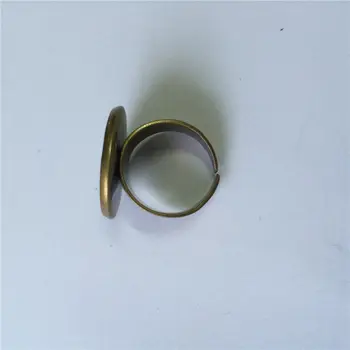 Prázdny krúžok pre sublimačná Bronz ženy, prstene, šperky môžu Nastaviteľné tepelné tranfer tlač prázdne vlastné spotrebný materiál 08369