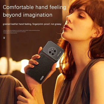 Prípad Pre Huawei Mate 40 Pro Plus 30 20 Pro Luxusné PU Kože A Zmes Matné Kovové Pokrytie Pre Mate 10 9 Pro Casess