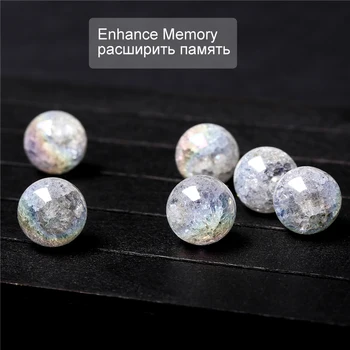 Prírodné Kamene Biele Korálky 4-12mm Crystal Korálky Pre Šperky, Takže Kolo Dištančné Korálky Charms DIY Príslušenstvo Pre Náramky