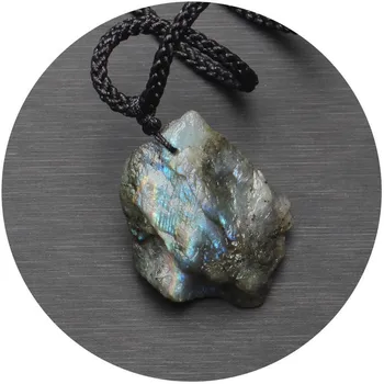 Prírodné Labradorit hrubý kameň prívesok minerálne sklo výučby vzor DIY šperky, prívesok rezbárstvo malé kamenné pôvodné ston