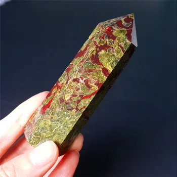 Prírodné Leštenie Dragon Krvi Kameň Jaspis Crystal Prútik Bod