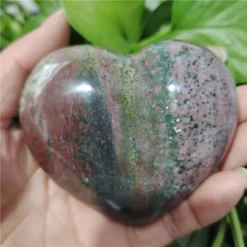 Prírodné morské jaspis kamenné more gem srdci crystal kamenných minerálnych vzor crystal ston