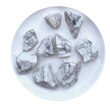Prírodný Kameň Crystal Minerálne Biele Tyrkysové Kameň Domáce Dekorácie DIY Materiál Remesiel Liečivý Kryštál