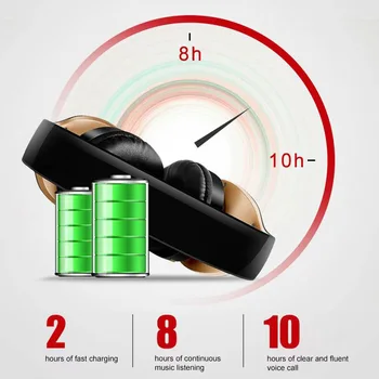PunnkFunnk Bezdrôtové Slúchadlá Bluetooth Slúchadlo 5.0 Foldablel 3D Stereo Bass Zníženie Hluku Herné Slúchadlá/Mikrofón Pre mobily PC