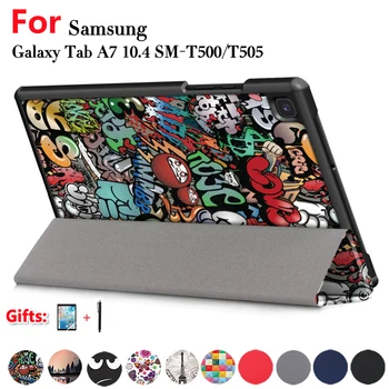 Puzdro pre Samsung Galaxy Tab A7 10.4 SM-T500/T505 Tablet Skladací Stojan, Kryt pre Samsung Galaxy Tab A7 10.4 2020 Prípade