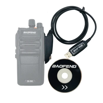 Pôvodné Baofeng UV-9R Plus Programovanie USB Kábel s CD Ovládač Vodotesný IP67 Pre BAOFENG UV 9R plus BF-A58 9700 Walkie Talki