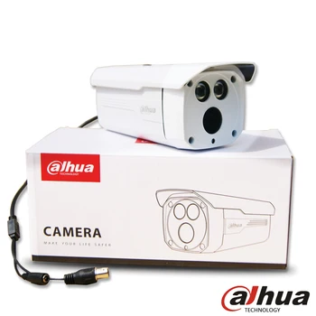 Pôvodné Dahua 1mp bullet HDCVI fotoaparát HAC-HFW1000D IR80m vodotesný pre vonkajšie práce s dahua xvr a hxvr s BNC