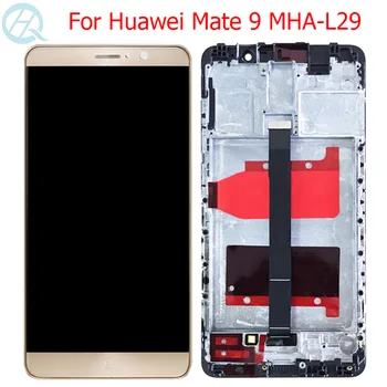 Pôvodné Mate 9 LCD Pre Huawei Mate 9 Displeji S Rámom Dotykový LCD Displej 5.9