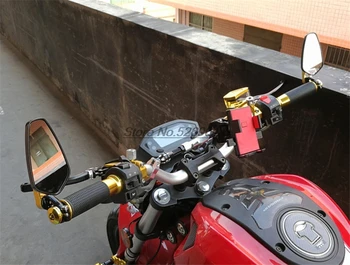 Pôvodné Motocykel Zrkadlo riadidlá konci s vodotesný kryt pre Yamaha 1200 Gs Bmw 1200 Rt Motora Stráže Fxr 790 Duke Cbf