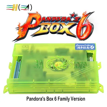 Pôvodné Pandora Box 6 Rodinných Verzia základnej Dosky 1300 1 môže pridať 3000 hry podporu FBA MAME PS1 hry pandorina skrinka 6 palube