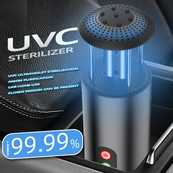 Q2 Multifunkčné Prenosné Čistička Vzduchu USB Nabíjateľné UV-C Sterilizátor Ozónu Vzduchu Ionizátor Deodorizer Osviežovač pre Auto Domov