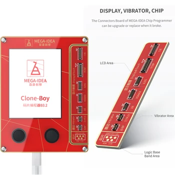 QLCX Mega-Nápad LCD Displej Pravda Tón Opraviť Programátor Vibrácií/Fotosenzitívne pre Telefón 7-11 XR XS Max Dobré, ako Qianli iCopy