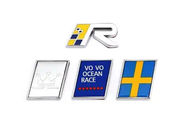 R Dizajn AWD Moose Test Logo, Znak, Odznak Obtlačky Auto Nálepky pre Volvo Ocean V40 V60 V90 XC60 XC90 XC40 S60 S90 S80 C30