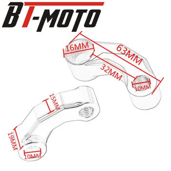 R1200GS Motocykel Zrkadlá Stúpačky Rozšírenie Zátvorkách Adaptér vhodný pre BMW R1200GS LC/ R1200 GS LC Dobrodružstvo 2013-2016