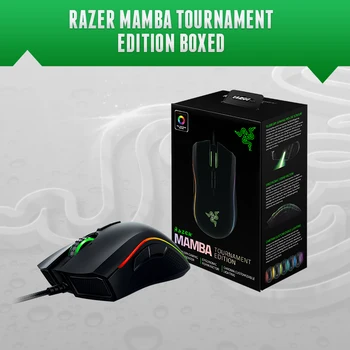 Razer Mamba Elite Edition, Mamba Turnaja.Herná Myš, 16000 DPI, Chorma Svetlo, Úplne nový v Retail BOX