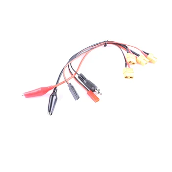 RC nabíjací kábel nastaviť XT60 na JST Futaba Croc klipy Žiary stick káble, adaptér pre RC Nabíjačky batérií