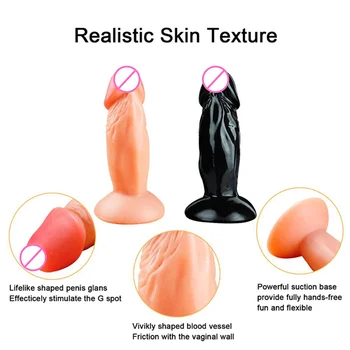 Realistický Penis pre ženy Dildo S Prísavkou Flexibilný Silikónový Análny Plug Zadok Plug Krásne umelé penisy Vibrátor Sexuálne Hračky Pre Dospelých