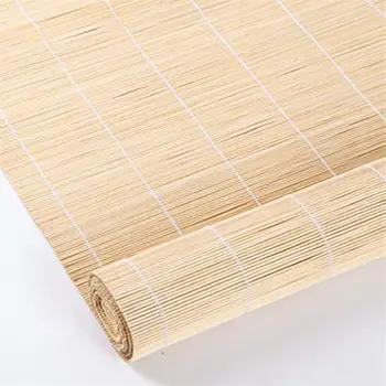 Retro Bamboo Reed Opony Bambusové Drevené Záclonové Roll Up Prírodné Žalúzie Odtiene, ktoré systém Windows Používa na Terasu je Možné Prispôsobiť