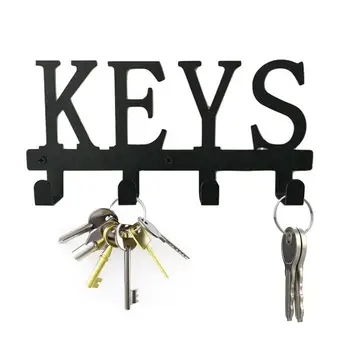 Retro Stenu Keychain Stenu anglický Tlačidlo Hook Módne Odolné Kovové Oblečenie Hák Vešiak Na Zavesenie Oblečenia Keychains