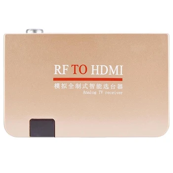 RF-HDMI Prevodník Adaptér Analógový Prijímač, Analógový TV Box Digitálny Rámček Diaľkové Ovládanie EÚ Plug
