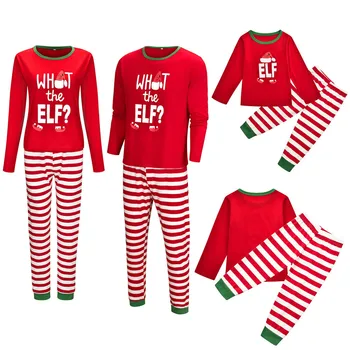 Rodina Zodpovedajúce Oblečenie Žien Mama Santa Claus Topy, Blúzky, Nohavice Rodiny Pyžamo Sleepwear Vianočný Set Rodinu Vianočné Pyžamá