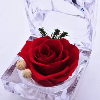 Rose Večný Život Kvet Pre Valentines Day Dar Nikdy Ochrnutú Romantické Darčeky Pre Vďaka Dávať Deň Výročia Party D30