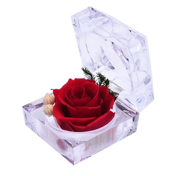 Rose Večný Život Kvet Pre Valentines Day Dar Nikdy Ochrnutú Romantické Darčeky Pre Vďaka Dávať Deň Výročia Party D30
