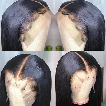 Rovno Krajky Ľudské Vlasy, Parochne 130% 150% Glueless Úplné Čipky Parochne Peruánskej Vlasy S Baby Vlasy Pred Trhal Vlasová 8