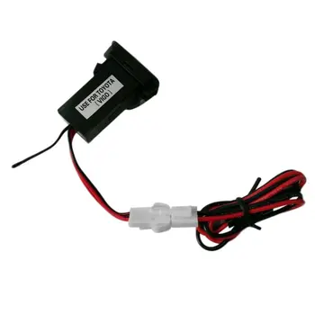 Rozhranie USB Zásuvka pre Nabíjačku a USB Audio Vstup, Zásuvka NOVÉ Špeciálne Určených Auto 5V 2.1 Použitie pre TOYOTA Hilux VIGO 5V/2A OCDAY