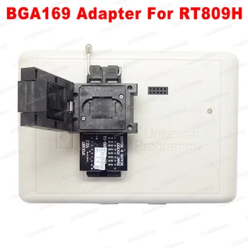 RT-BGA169-01 V2.2 EMMC Sídlo EMCP153 EMCP169 Zásuvka pre RT809H Programátor 11.5*13mm Pridať ďalšie 3 ks Matice