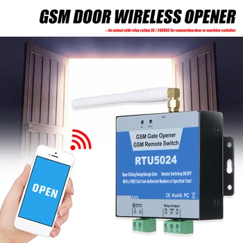 RTU5024 GSM Brány Otvárač Relé Diaľkové Ovládanie Dvierok Prepínač Bezdrôtovej Dvere Otvárač Free Call 850/900/1800/1900MHz