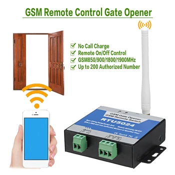 RTU5024 GSM Brány Otvárač Relé Diaľkové Ovládanie Dvierok Prepínač Bezdrôtovej Dvere Otvárač Free Call 850/900/1800/1900MHz