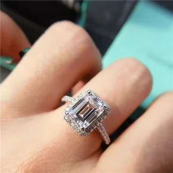 Ručne tkaná 925 sterling Silver Zapojenie snubné Prstene pre Ženy prsteň kapela prst sľub, Šperky, svadobné osobné