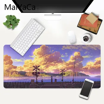 Ružová Sunset art Vysokej Kvality Krásne Anime Mouse Mat Veľkosť CSGO DOTA2 Herné Podložka pod Myš DIY Vlastné L XL Super Veľké Deskmat