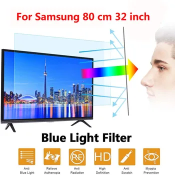 Samsung-80 cm, výška 32 palcov Anti-Modré Svetlo TV Screen Protector film Poškodenie, Ochranu Panel Filter Blokuje TV príslušenstvo