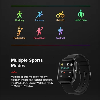SANLEPUS P8 1,4 palca Smart Hodinky Mužov plne Dotykový Fitness Sledovanie Krvného Tlaku Smart Hodiny Ženy GTS Smartwatch pre Xiao