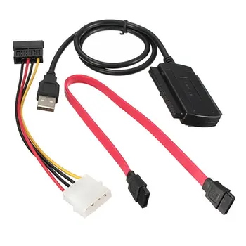 SATA/PATA/IDE Disk USB 2.0 Adaptér Converter Kábel pre Pevný Disk, Disk HDD 2.5