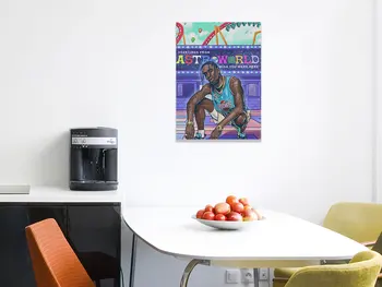 Scott Travis Rapper Domov, Deti, Dieťa, obývacej Izby, Spálne, Plagát, Obraz, Maľba na drevenom ráme Dekor Print Wall Art Plátno rám