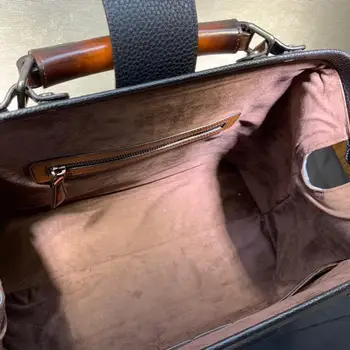 Seetooluxury kožené tašky Obchodné tašky strane-poklepal cestovné tašky príručnú batožinu mužov taška ženy taška cestovná taška vrece