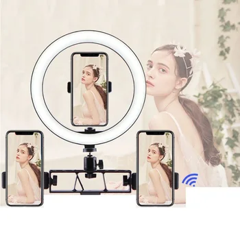 Selfie Krúžok Svetla 10 palcový LED Stmievateľné Video Studio Photography Osvetlenie Prenosné Na Youtube Vlog Live Photo S Statív