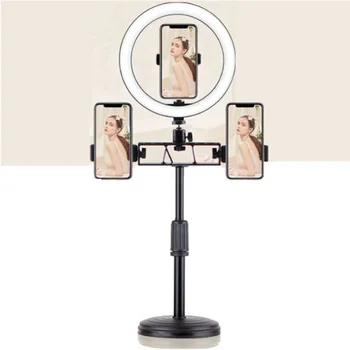 Selfie Krúžok Svetla 10 palcový LED Stmievateľné Video Studio Photography Osvetlenie Prenosné Na Youtube Vlog Live Photo S Statív