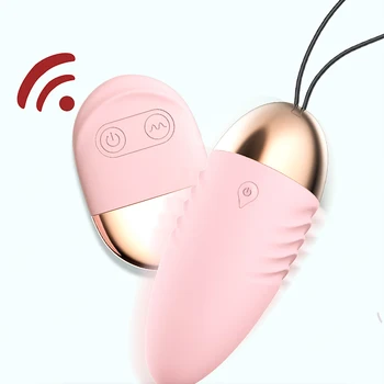 Sexuálne Hračky pre Ženy Bezdrôtové Diaľkové Ovládanie 10 Rýchlosti Vibračné Vajíčko Stimulátor Klitorisu Vaginálne Masážne Loptu G - bod Vibrátory